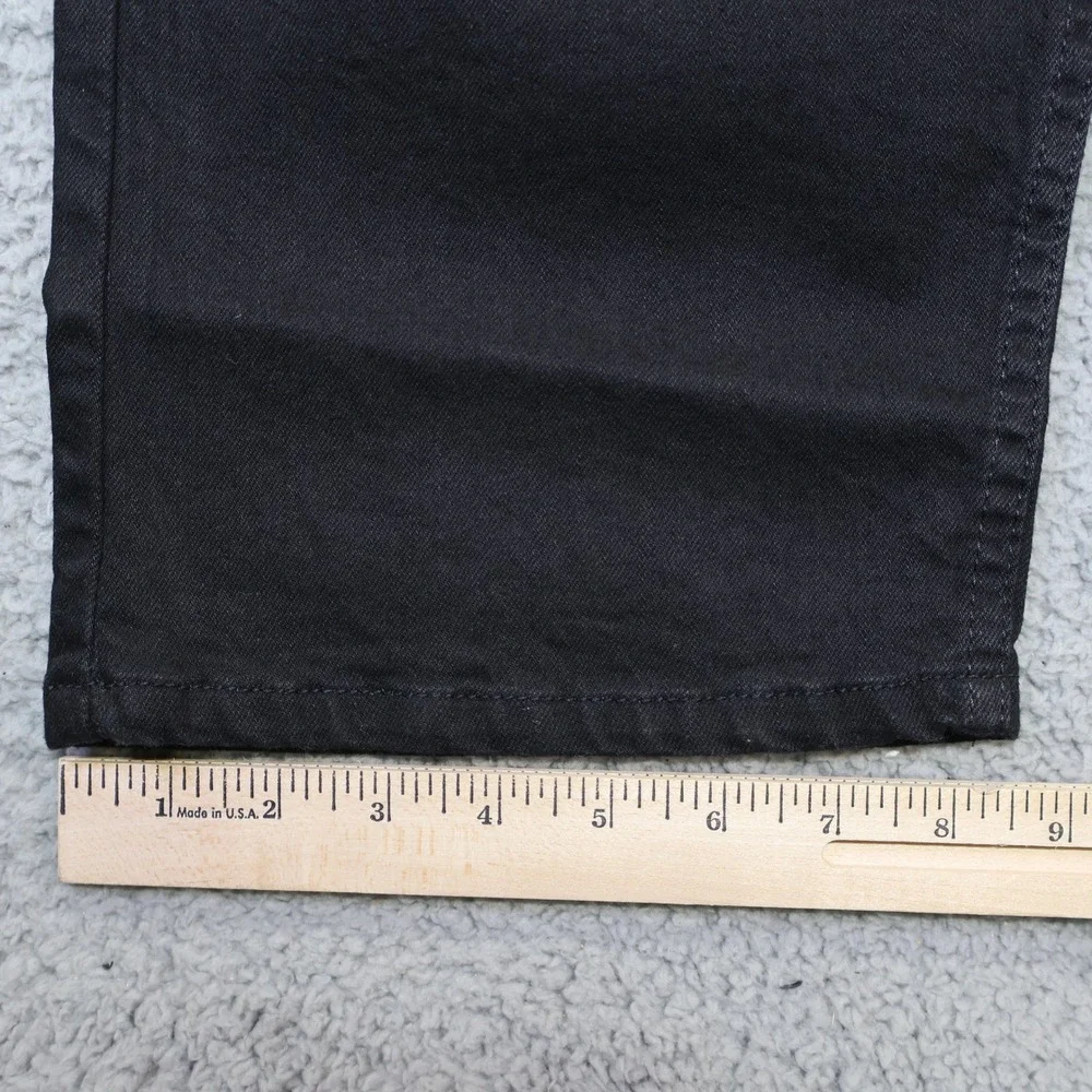 Levis 502 Taper Mens 48x30 Black Flex Stretch Denim Big‎ & Tall Jeans 59684-0000